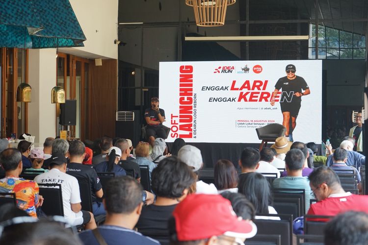 Race photo from Soft Launching Buku "Enggak Lari, Enggak Keren" & IdeaRun