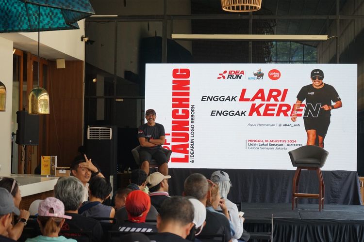 Race photo from Soft Launching Buku "Enggak Lari, Enggak Keren" & IdeaRun