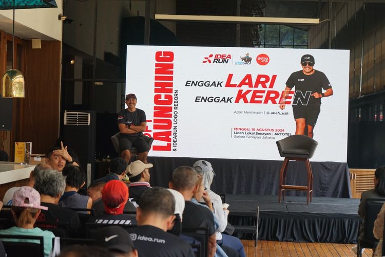Race photo from Soft Launching Buku "Enggak Lari, Enggak Keren" & IdeaRun