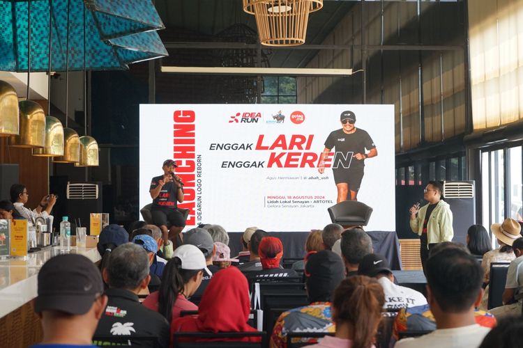 Race photo from Soft Launching Buku "Enggak Lari, Enggak Keren" & IdeaRun