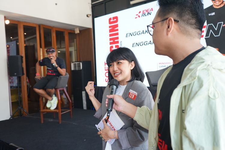 Race photo from Soft Launching Buku "Enggak Lari, Enggak Keren" & IdeaRun