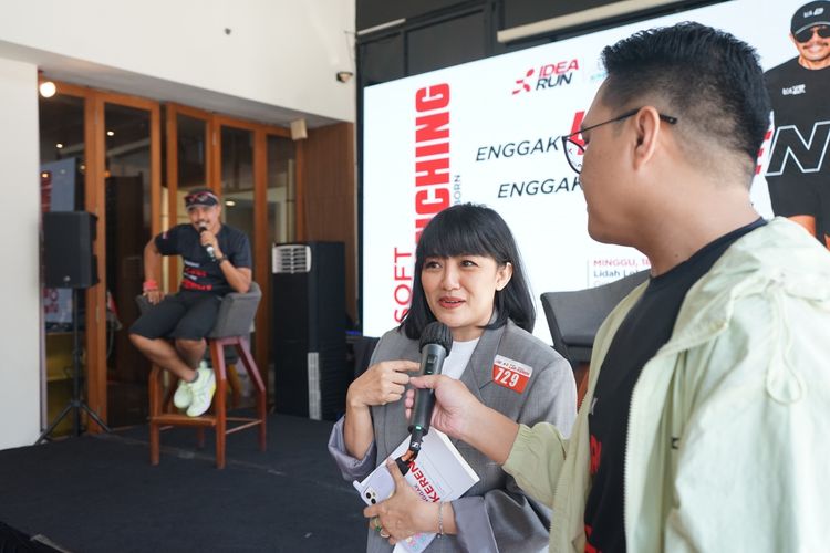 Race photo from Soft Launching Buku "Enggak Lari, Enggak Keren" & IdeaRun