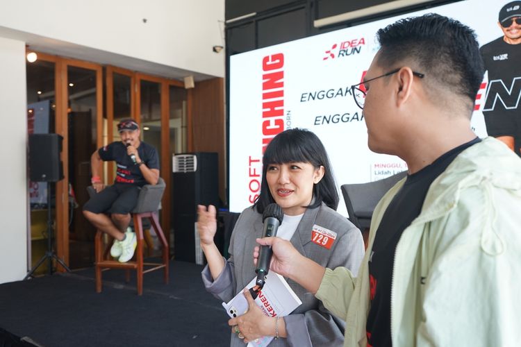 Race photo from Soft Launching Buku "Enggak Lari, Enggak Keren" & IdeaRun