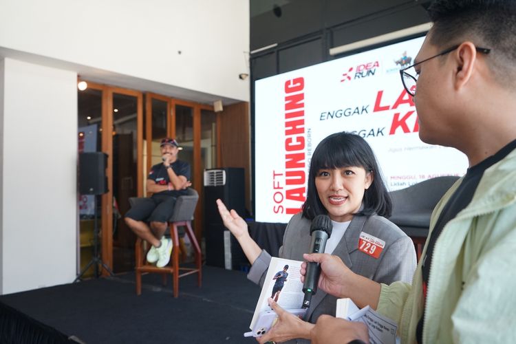 Race photo from Soft Launching Buku "Enggak Lari, Enggak Keren" & IdeaRun