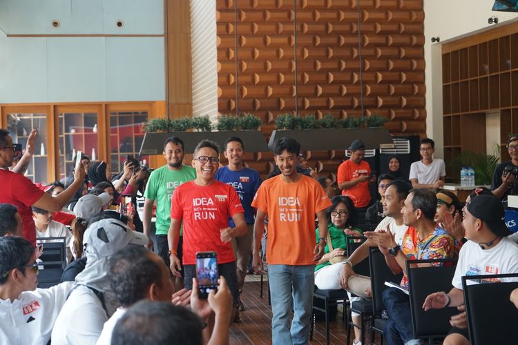 Race photo from Soft Launching Buku "Enggak Lari, Enggak Keren" & IdeaRun