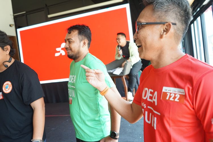 Race photo from Soft Launching Buku "Enggak Lari, Enggak Keren" & IdeaRun