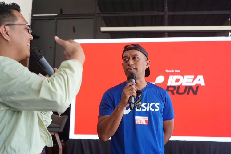 Race photo from Soft Launching Buku "Enggak Lari, Enggak Keren" & IdeaRun