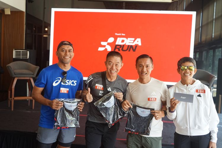 Race photo from Soft Launching Buku "Enggak Lari, Enggak Keren" & IdeaRun