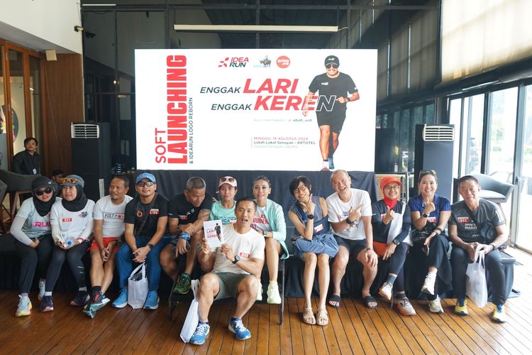 Race photo from Soft Launching Buku "Enggak Lari, Enggak Keren" & IdeaRun