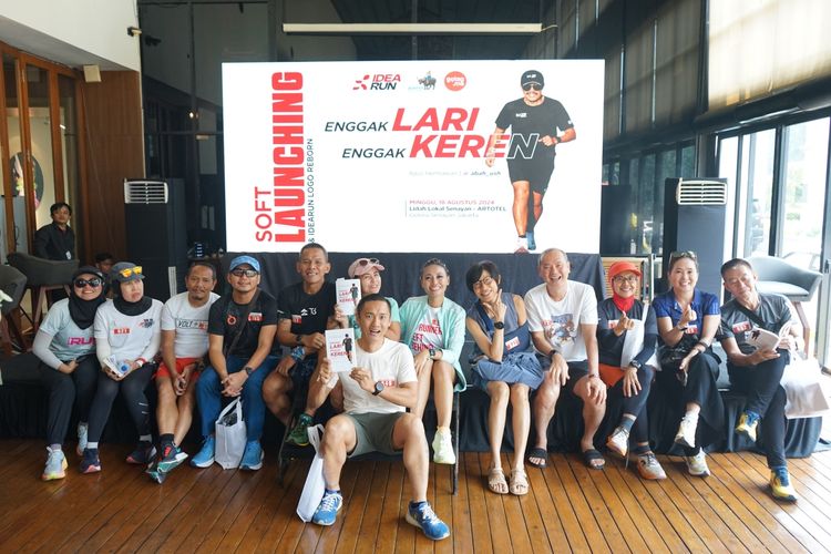 Race photo from Soft Launching Buku "Enggak Lari, Enggak Keren" & IdeaRun