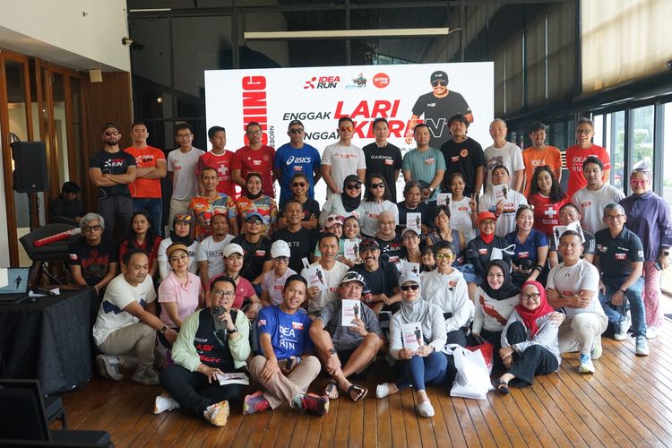 Race photo from Soft Launching Buku "Enggak Lari, Enggak Keren" & IdeaRun
