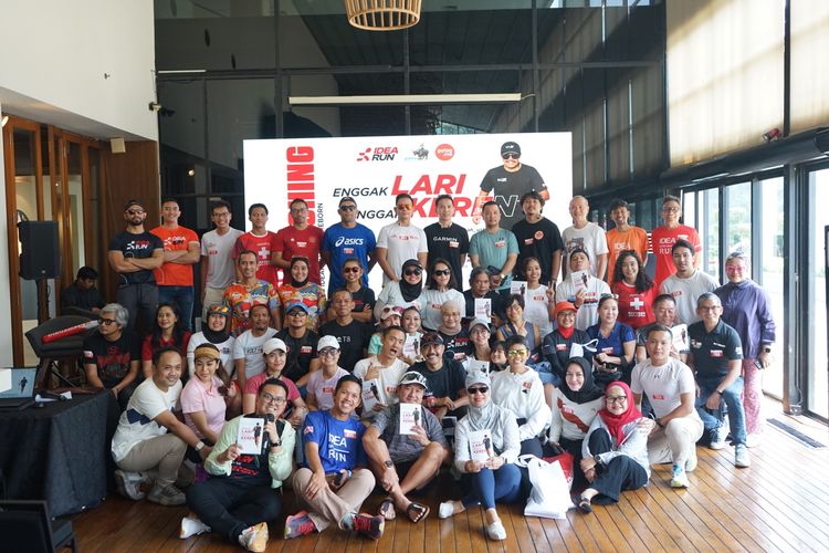 Race photo from Soft Launching Buku "Enggak Lari, Enggak Keren" & IdeaRun