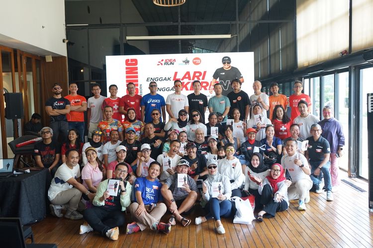 Race photo from Soft Launching Buku "Enggak Lari, Enggak Keren" & IdeaRun