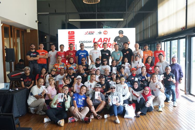 Race photo from Soft Launching Buku "Enggak Lari, Enggak Keren" & IdeaRun