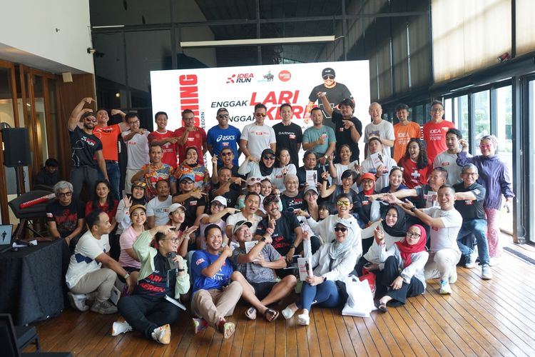 Race photo from Soft Launching Buku "Enggak Lari, Enggak Keren" & IdeaRun