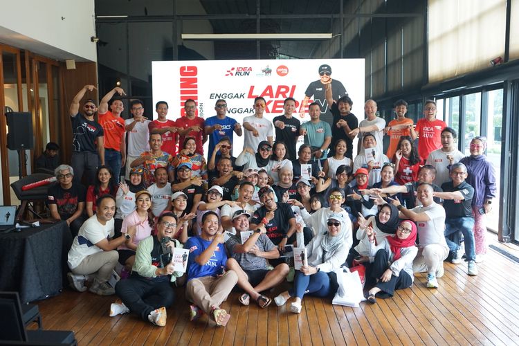 Race photo from Soft Launching Buku "Enggak Lari, Enggak Keren" & IdeaRun