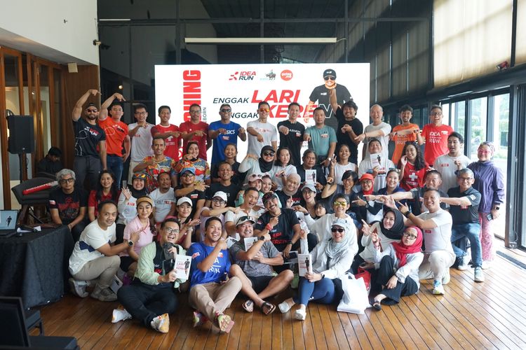 Race photo from Soft Launching Buku "Enggak Lari, Enggak Keren" & IdeaRun
