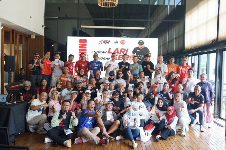 Race photo from Soft Launching Buku "Enggak Lari, Enggak Keren" & IdeaRun