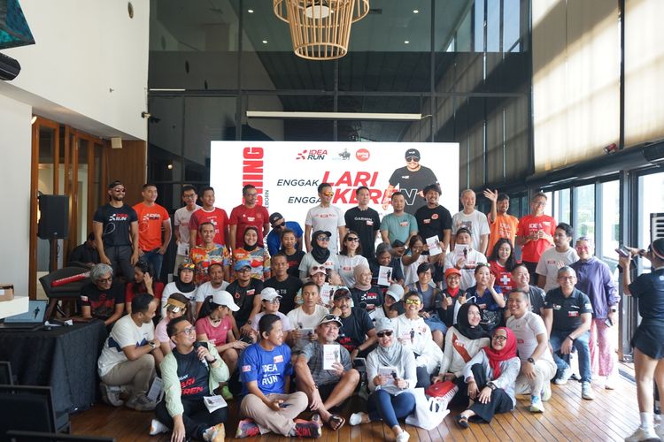 Race photo from Soft Launching Buku "Enggak Lari, Enggak Keren" & IdeaRun