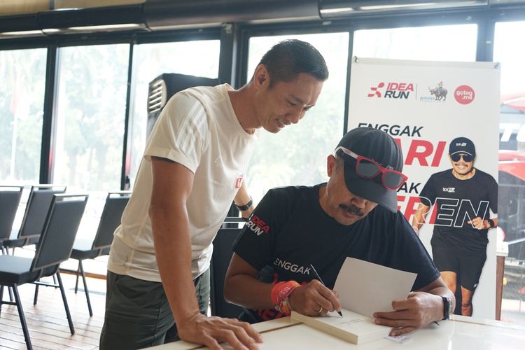 Race photo from Soft Launching Buku "Enggak Lari, Enggak Keren" & IdeaRun