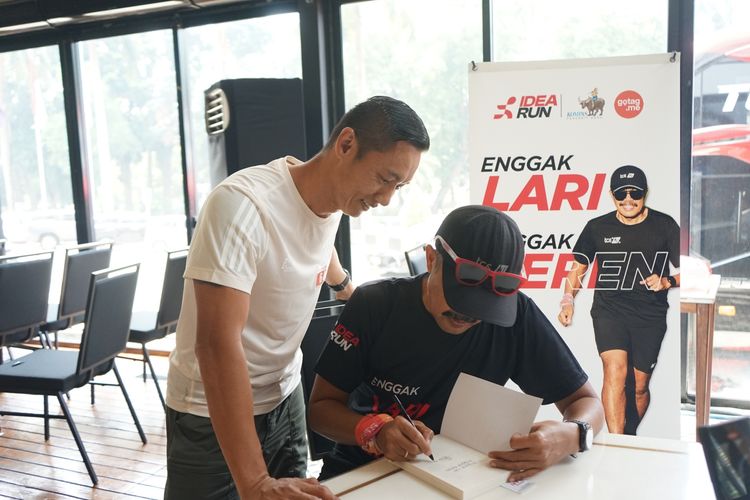 Race photo from Soft Launching Buku "Enggak Lari, Enggak Keren" & IdeaRun