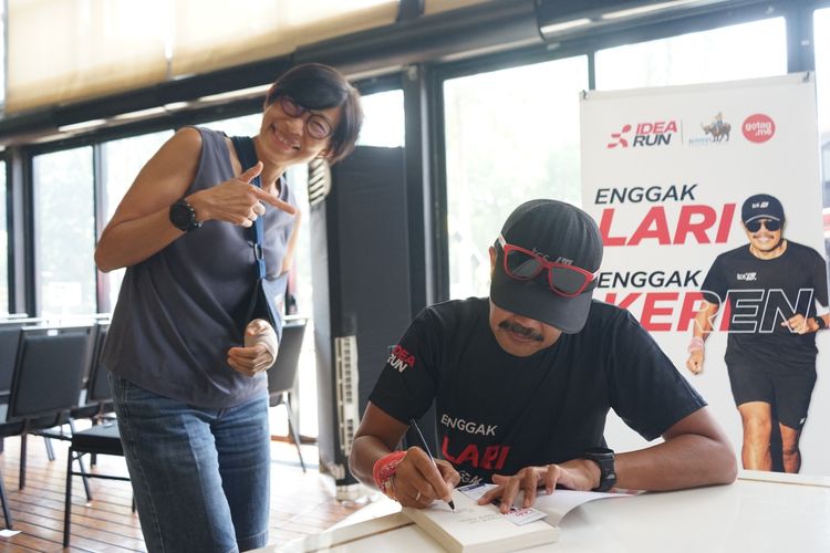 Race photo from Soft Launching Buku "Enggak Lari, Enggak Keren" & IdeaRun