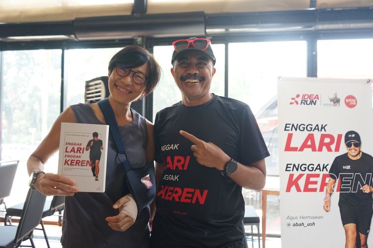 Race photo from Soft Launching Buku "Enggak Lari, Enggak Keren" & IdeaRun