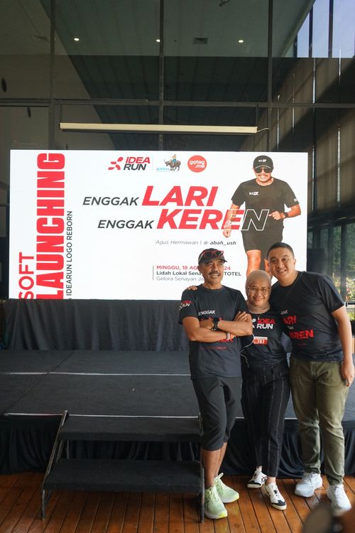 Race photo from Soft Launching Buku "Enggak Lari, Enggak Keren" & IdeaRun