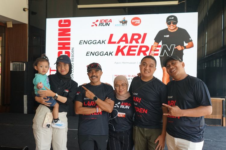 Race photo from Soft Launching Buku "Enggak Lari, Enggak Keren" & IdeaRun