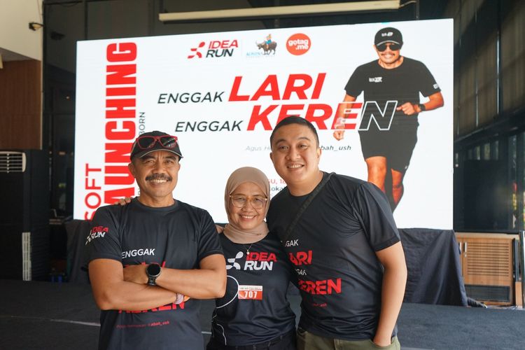 Race photo from Soft Launching Buku "Enggak Lari, Enggak Keren" & IdeaRun