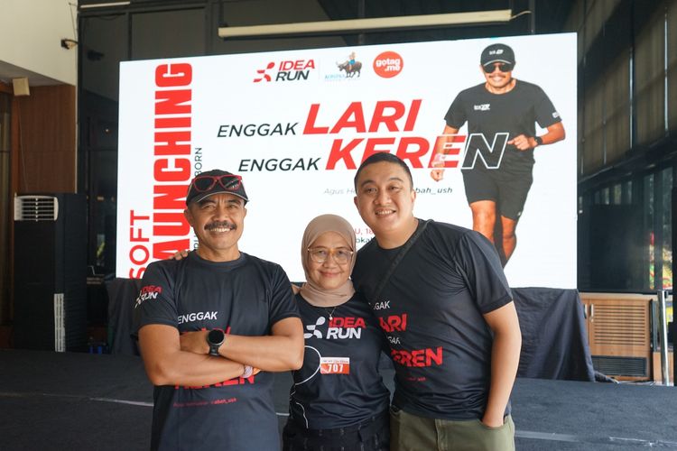 Race photo from Soft Launching Buku "Enggak Lari, Enggak Keren" & IdeaRun