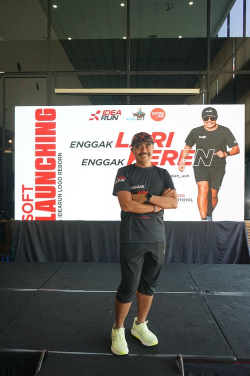 Race photo from Soft Launching Buku "Enggak Lari, Enggak Keren" & IdeaRun