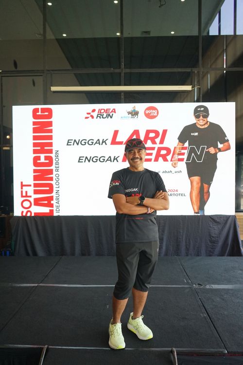 Race photo from Soft Launching Buku "Enggak Lari, Enggak Keren" & IdeaRun