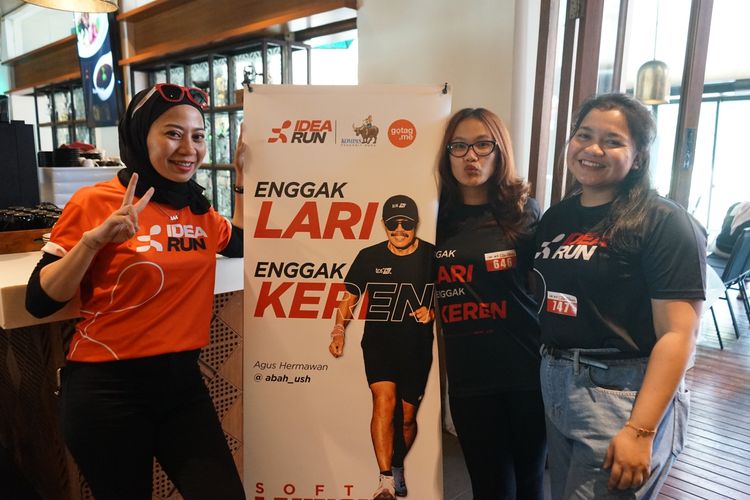 Race photo from Soft Launching Buku "Enggak Lari, Enggak Keren" & IdeaRun