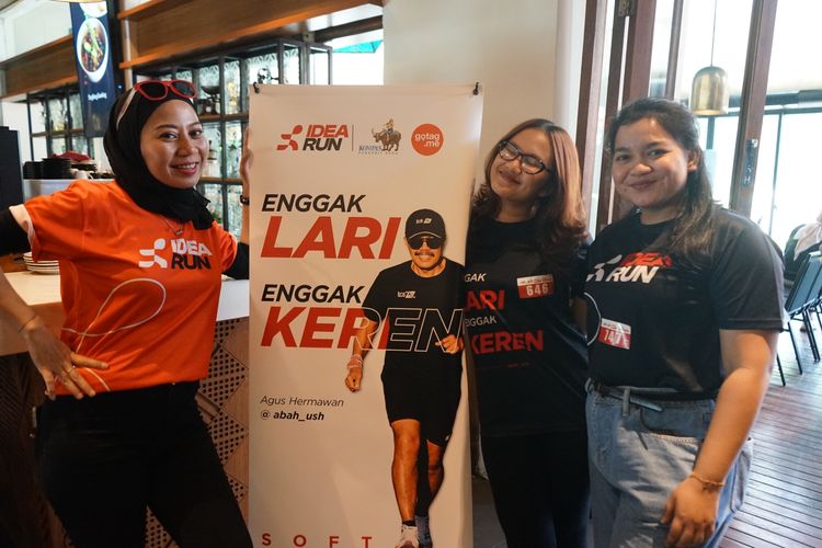 Race photo from Soft Launching Buku "Enggak Lari, Enggak Keren" & IdeaRun