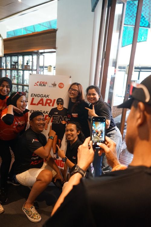 Race photo from Soft Launching Buku "Enggak Lari, Enggak Keren" & IdeaRun