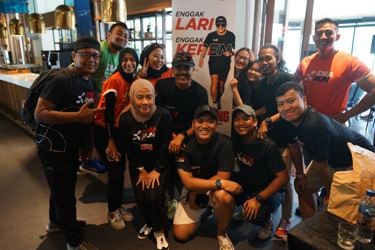Race photo from Soft Launching Buku "Enggak Lari, Enggak Keren" & IdeaRun