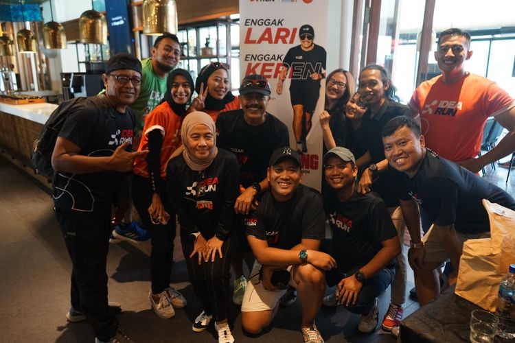 Race photo from Soft Launching Buku "Enggak Lari, Enggak Keren" & IdeaRun