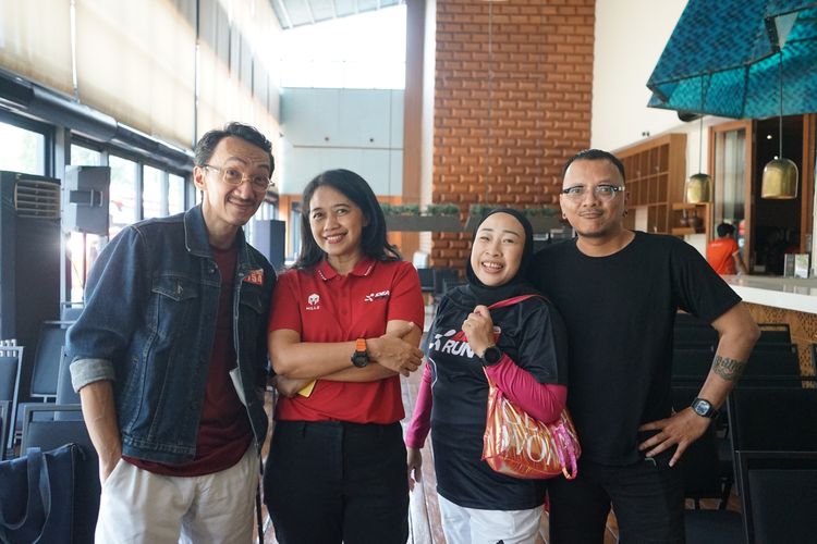 Race photo from Soft Launching Buku "Enggak Lari, Enggak Keren" & IdeaRun