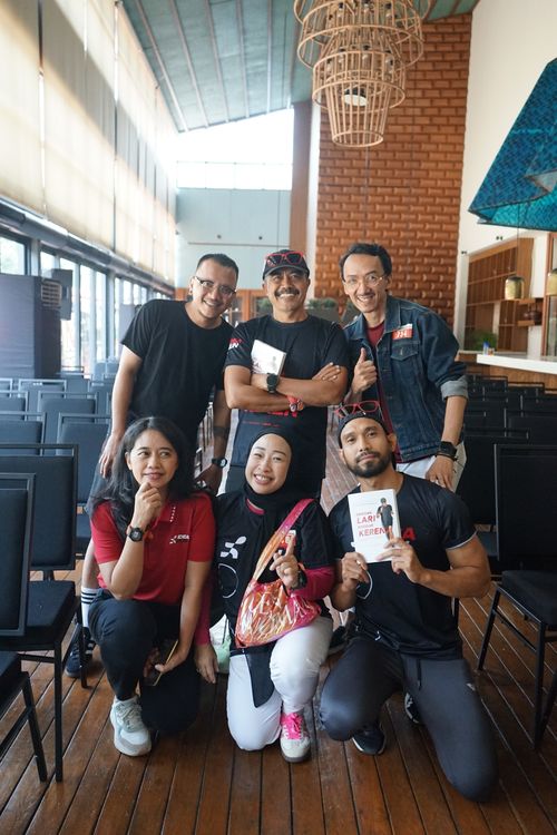 Race photo from Soft Launching Buku "Enggak Lari, Enggak Keren" & IdeaRun