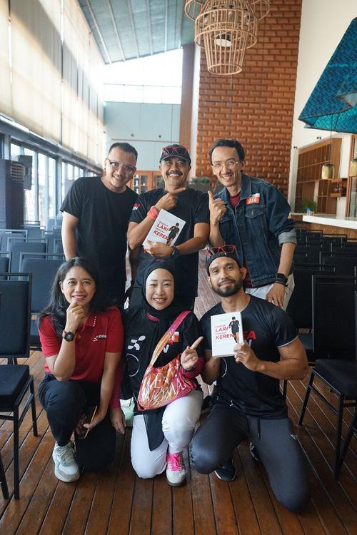 Race photo from Soft Launching Buku "Enggak Lari, Enggak Keren" & IdeaRun