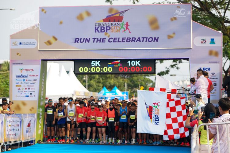 Race photo from CISANGKAN KBP CITY RUN 2025