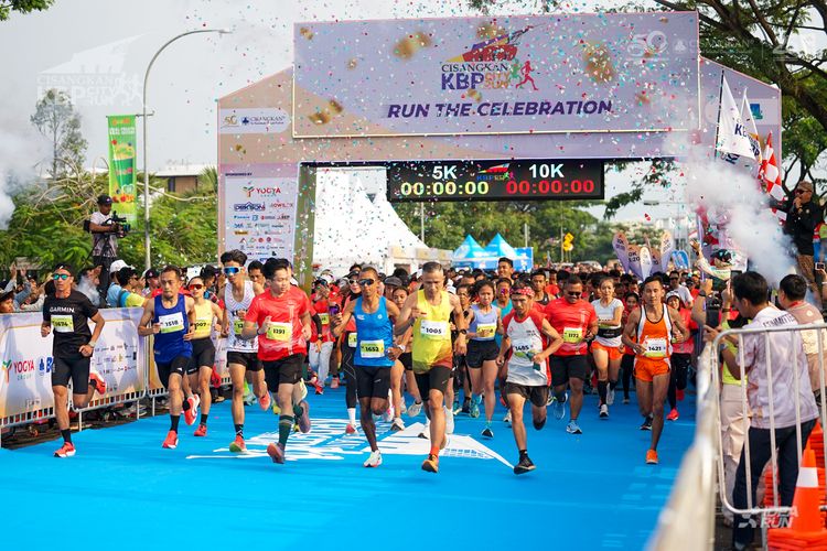 Race photo from CISANGKAN KBP CITY RUN 2025