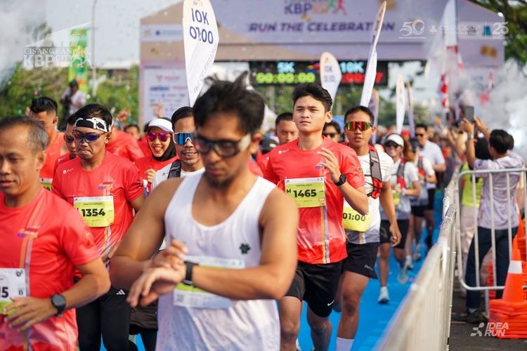 Race photo from CISANGKAN KBP CITY RUN 2025