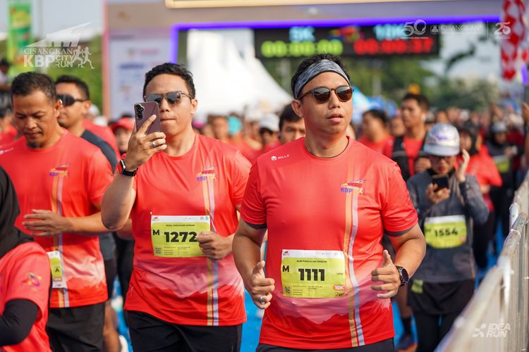 Race photo from CISANGKAN KBP CITY RUN 2025