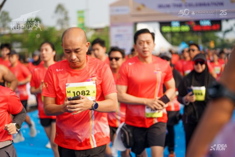 Race photo from CISANGKAN KBP CITY RUN 2025