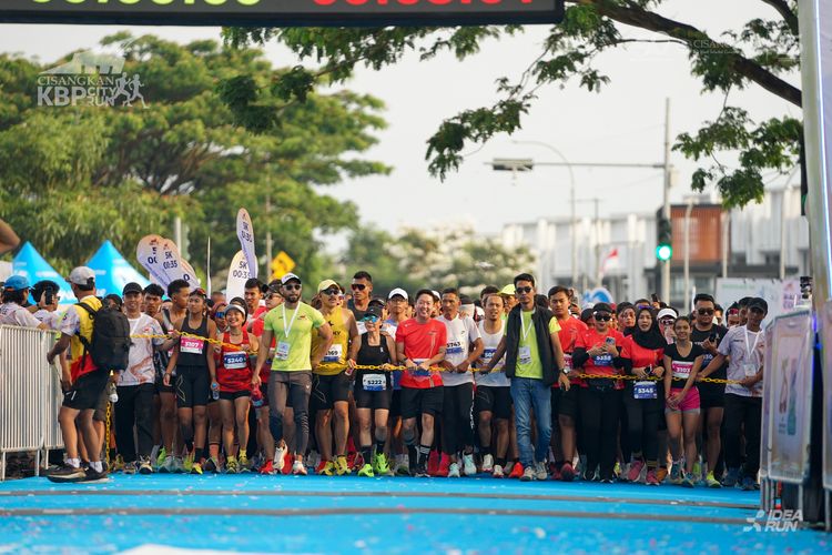 Race photo from CISANGKAN KBP CITY RUN 2025
