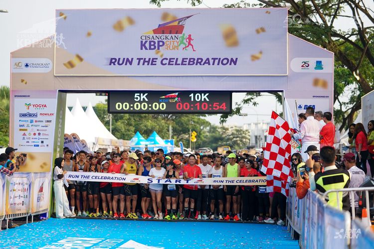 Race photo from CISANGKAN KBP CITY RUN 2025