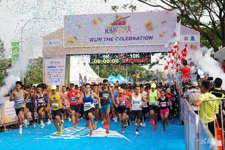 Race photo from CISANGKAN KBP CITY RUN 2025