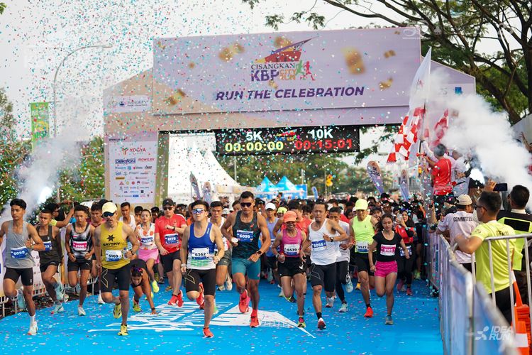 Race photo from CISANGKAN KBP CITY RUN 2025